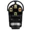 Ac Works Straight Blade Receptacle, 14-50R, 50 A, 125/250V AC, 3 Pole, 4 Wire, Surface Mount, Grounded AS1450R - alternate 3